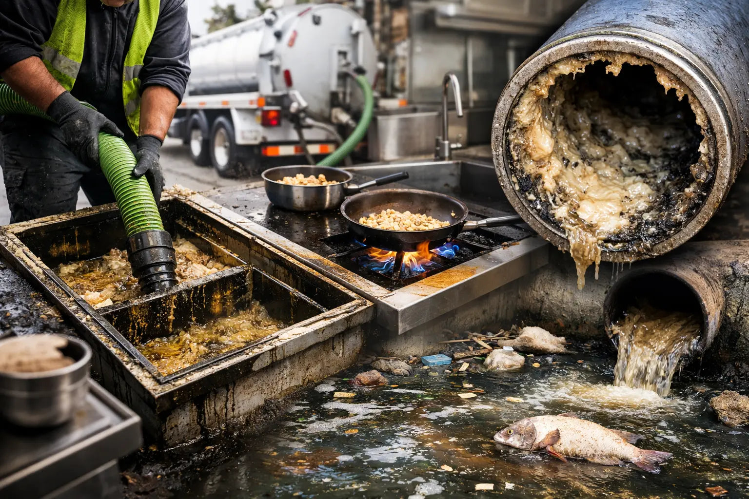 Grease Inceptor Cleaning Services